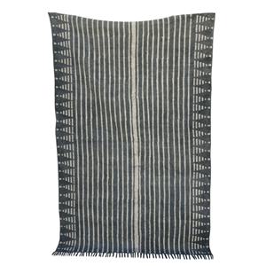 พรมพิมพ์ลายบล็อกอินเดียโบราณ4x6ฟุตพรมพื้นที่ทอมือสไตล์โบฮีเมียนงานแฮนด์เมดพิมพ์บล็อกไม้ - Product Image 4