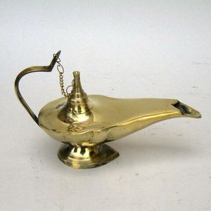 Lampe Aladdin en laiton poli Lord avec thème Amour pour Noël Modèle LV1134 - Product Image 1