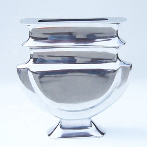 Florero de Metal creativo moderno, nueva decoración de mesa con estilo para el hogar y la boda, decoración única para el hogar y la boda - Product Image 4
