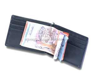 Portefeuille à pince à billets avec 7 pochettes pour cartes fabriqué en Inde en gros à la main - Product Image 1