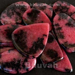 Gema de Rodonita Natural, cabujones sueltos, gemas mezcladas al por mayor - Product Image 3