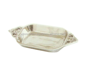 Frontière Décoratif Décor De Table De Mariage Fruits Plat Plat En Aluminium - Product Image 4