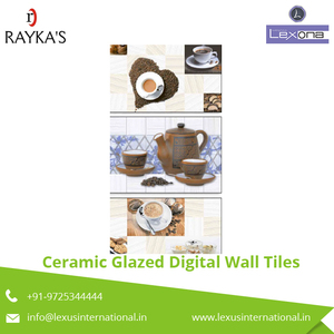 Carreaux muraux à impression numérique émaillée en céramique de qualité supérieure pour la décoration intérieure et les sols fabriqués en Inde - Product Image 2