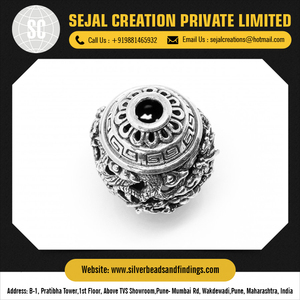 Sterling Silver Loose <b>Beads</b> and Spacer for Jewellery Making <b>Metal</b> <b>Bead</b> Findings - Product Image 2