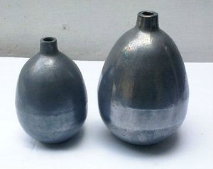 VASE FLEUR COULEUR GRIS FONCÉ VASE FLEUR EN ALUMINIUM MÉTAL ANTIQUE DÉCORATION DE MAISONS ET DÉCORATION DE MARIAGE - Product Image 6