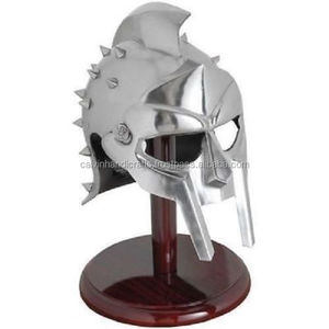 Calvin Handwerk New Gladiator <span class=keywords><strong>Maximus</strong></span> Middeleeuwse Armor Helm 300 Movie Spartan Voor Gift CHMH30039