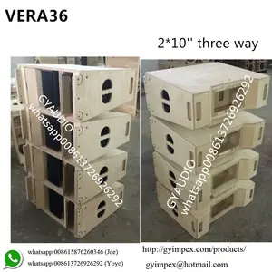 Kabinet Speaker Kosong, Kotak Array Garis Penutup Kayu Lapis (VERA36 / VR36)