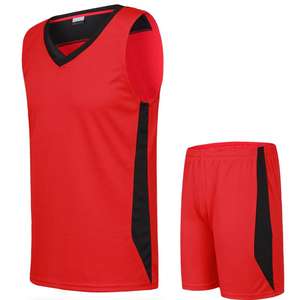 Maillot de basket-ball personnalisable, noir, blanc, unisexe, logo anti-uniforme OEM, taille plus, avec technique de sublimation - Product Image 1