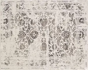 הודי בציר מראה מודפס כותנה שטיחים