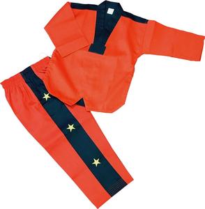 Venta al por mayor estilo de artes marciales uniformes taekwondo V-cuello de la cantidad a granel - Product Image 1
