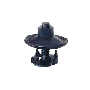 Attaches de ceinture ovales en acier zingué jaune - Product Image 1