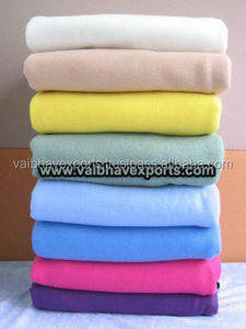 100% poliéster Polar Fleece Queen manta de punto suave estampado sólido para adultos invierno colores frescos rayas portátil calentado - Product Image 2