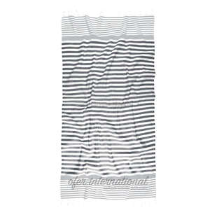 Capri Peshtemal-ผ้าขนหนูตุรกีจากผู้ผลิต,ผ้าขนหนูอินทรีย์สีเทา PEST105-GRY ขายส่ง - Product Image 1