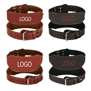 High Quality Customized Gym Leather Weightlifting Power Lifting Belt Custom Logo Original Leather for Fitness Use - Product Image 5