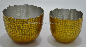 Stylish Iron Handmade <b>Tealight</b> Votive <b>Holder</b> 9x9x9.5 cm for Home Wedding & Christmas Decorations for Gifting Supplies - Product Image 3