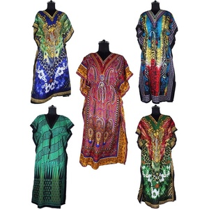 Caftán largo para mujer, ropa de uso diario, frontal - Product Image 1