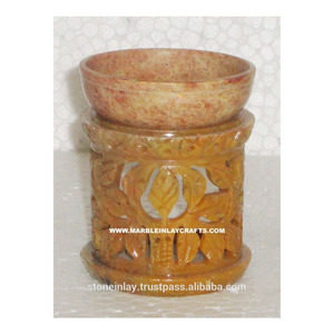 Pure Soapstone Aroma Oil Lamp - Product Image 1