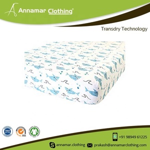 Baby Crib Fitted Sheet with Custom Design - Product Image 2