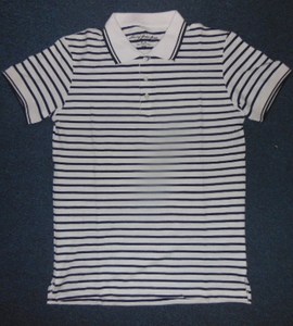 2018 Polos de rayas horizontales de algodón de Bangladesh baratos para hombres adultos colección de primavera Stocklot envío cancelar - Product Image 1