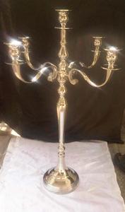 <b>Candelabra</b> <b>Black</b> 5 Light for Wedding and Party Decoration - Product Image 4