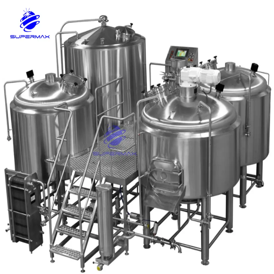 Gran línea de producción de cerveza 1000L fabricante de equipos de cerveza