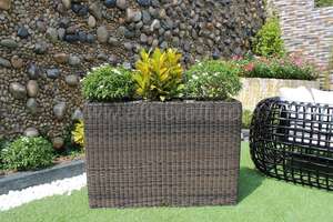 Macetero de mimbre de polietileno para decoración de jardín al aire libre, RAPL-006A, más vendido, diseño novedoso - Product Image 4