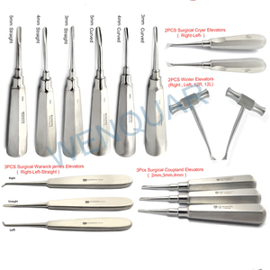 Elevadores Quirúrgicos Dentales Manuales de Acero Wenquar de Alta Calidad, Certificados CE Clase I, para Extracción de Dientes y Raíces - Product Image 1