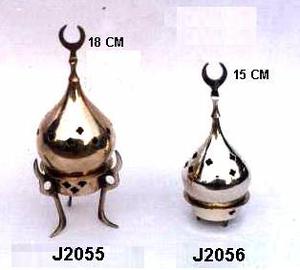 Cast Brass Indian Perfume Diffuser Polished Finish Metal Brass Perfume Diffuser Mirror Polished - Product Image 5