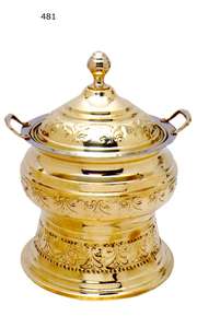 ที่อุ่นอาหารจานร้อนบุฟเฟ่ต์สีทองแบบยั่งยืน - Product Image 3