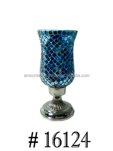 <b>Mirror</b> Finishes Glass Designer <b>Candle</b> <b>Holder</b> - Product Image 6