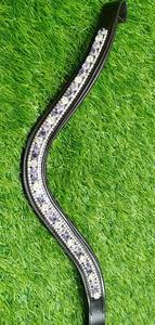 Bande de sourcils en cuir équestre multicolore avec logo personnalisé Western Horse Halter Vêtements élégants Accessoires de propriétaire d'écurie d'équitation - Product Image 2
