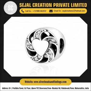 Bijoux en perles lâches en argent sterling de haute qualité B126 - Product Image 5