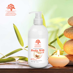 Loción corporal nutritiva de manteca de karité de 300ml a granel de alta calidad Ingredientes de hierbas veganas para todo tipo de piel Marca - Product Image 6