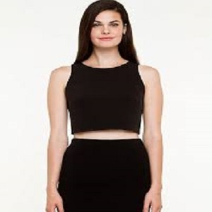 custom women sleeveless cotton crop tops - Product Image 1