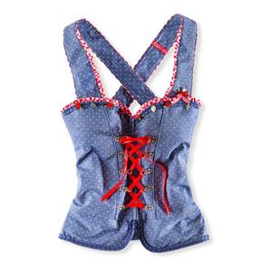 Costume Corset Shirt <b>Basque</b> Costume Dress Dirndl Oktoberfest Was Not <b>Womens</b> Blouse (bavaria Trachten Medier) - Product Image 1