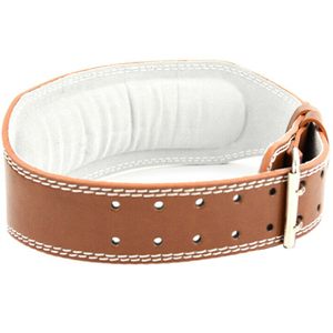 Cinturón de levantamiento de pesas ajustable de alta calidad para trabajo pesado, cinturón de cuero genuino cómodo y duradero - Product Image 1