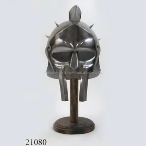 新型金属角斗士马克西姆斯中世纪盔甲头盔