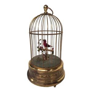 Jaula de pájaros de Metal antiguo de latón, diseño de tendencia elegante, Decoración de mesa, la mejor calidad, jaula de pájaros de lujo al por mayor, precio competitivo - Product Image 1