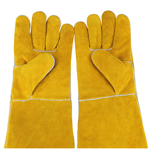 Guantes de Seguridad de Cuero de Vaca para Soldadura, Guantes de Cuero Dividido, Protección de Manos y Brazos - Product Image 2
