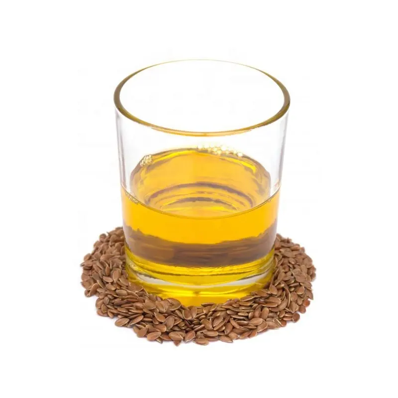Pressed Flaxseed Oil Extracted from the Seeds of the Flax Plant Rich in Omega 3 Fatty Acid Antioxidants Promote Health Wellbeing