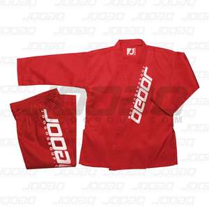 6oz poids léger karaté uniforme Gi blanc noir avec ceinture adulte et enfants - Product Image 1