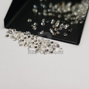 Blanc naturel 1.7 à 2.7 MM VS pureté J K couleur diamant lâche mêlée coupe ronde diamants polis colis - Product Image 4