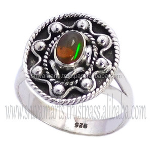 Anillo de piedras preciosas de ópalo etíope, joyería de plata de ley 925 pura, anillos Vermeil eternos de moda para mujer, recién llegados - Product Image 2