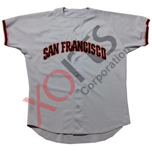 Camiseta de béisbol unisex de alta calidad conjunto de ropa deportiva con logotipo personalizado impreso al por mayor precio barato camisa de béisbol de hombre con patrón en blanco - Product Image 1