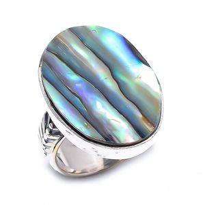 Anillo de Plata de Ley 925 con Concha de Abulón - Product Image 2