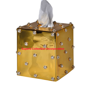 Boîte à mouchoirs brodée, couvercle - Product Image 1