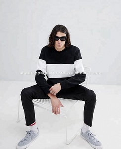 Nuevas sudaderas elegantes de cuello redondo para hombre a la moda 100% algodón sudaderas con capucha impresas personalizadas sudaderas a granel barato sólido diseño caliente - Product Image 2