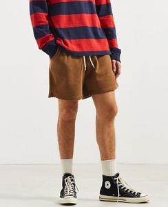 Shorts de survêtement en coton respirant pour hommes à fermeture éclair personnalisée en usine en vente en gros de nouvelle mode à la mode - Product Image 3