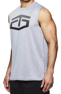 Camiseta sin mangas de gimnasio para hombre, chaleco de tirantes para culturismo - Product Image 4