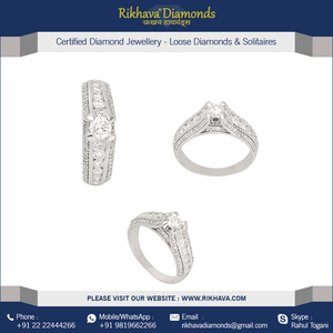 Wedding Engagement <b>Ring</b> Set <b>Couple</b> Eternity Forever Love Finger <b>Ring</b> Fine Jewelry Natural Diamond White Gold - Product Image 5